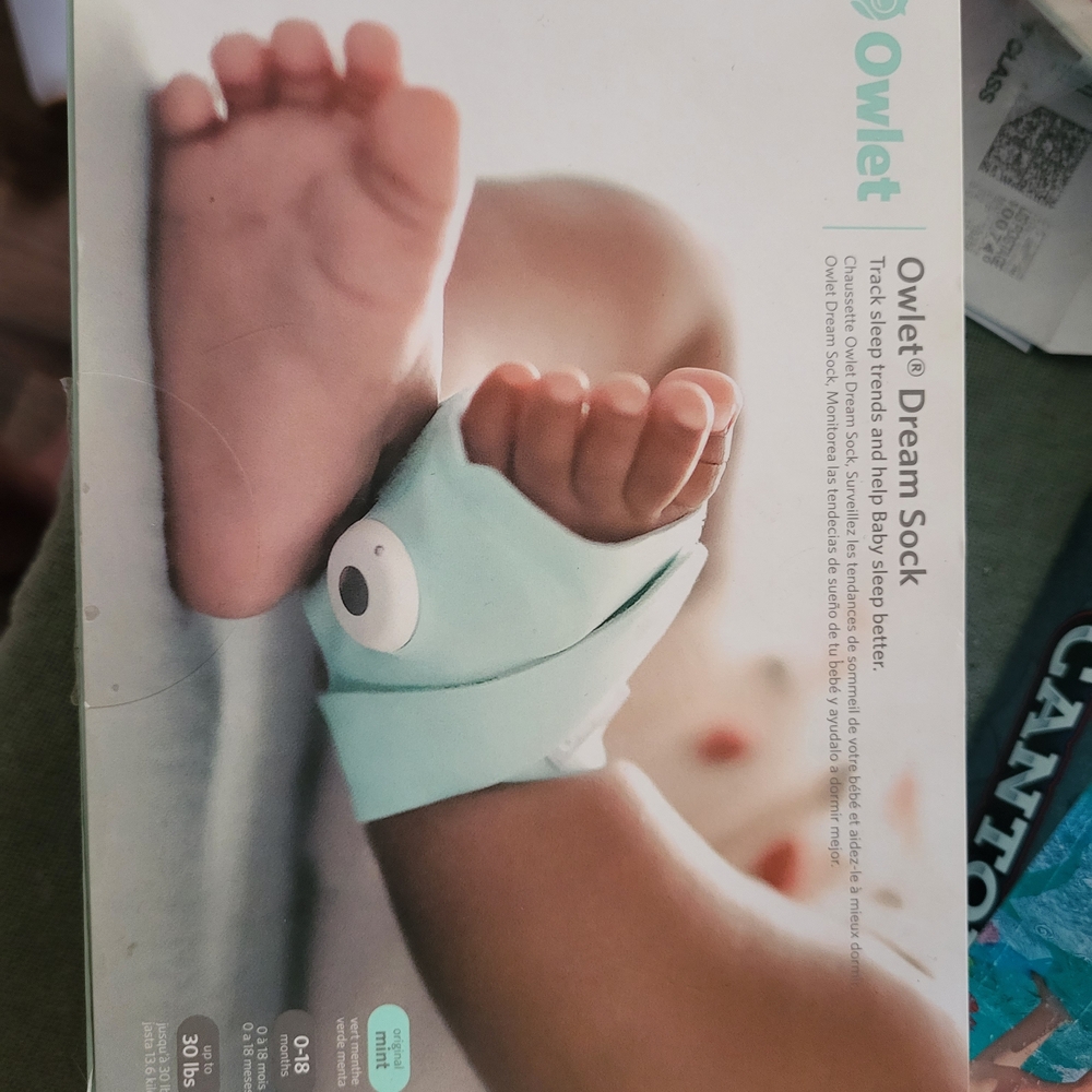Owlet Dream Sock Baby Sleep Monitor - Mint
